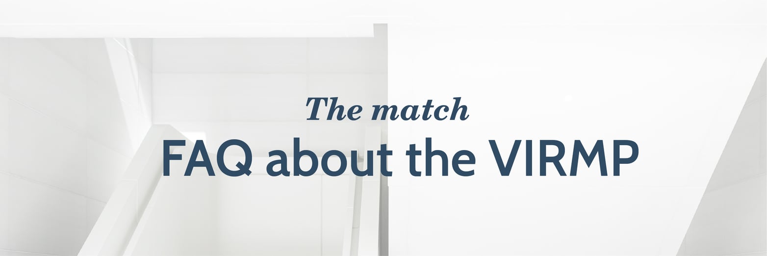 The Match FAQs About the VIRMP